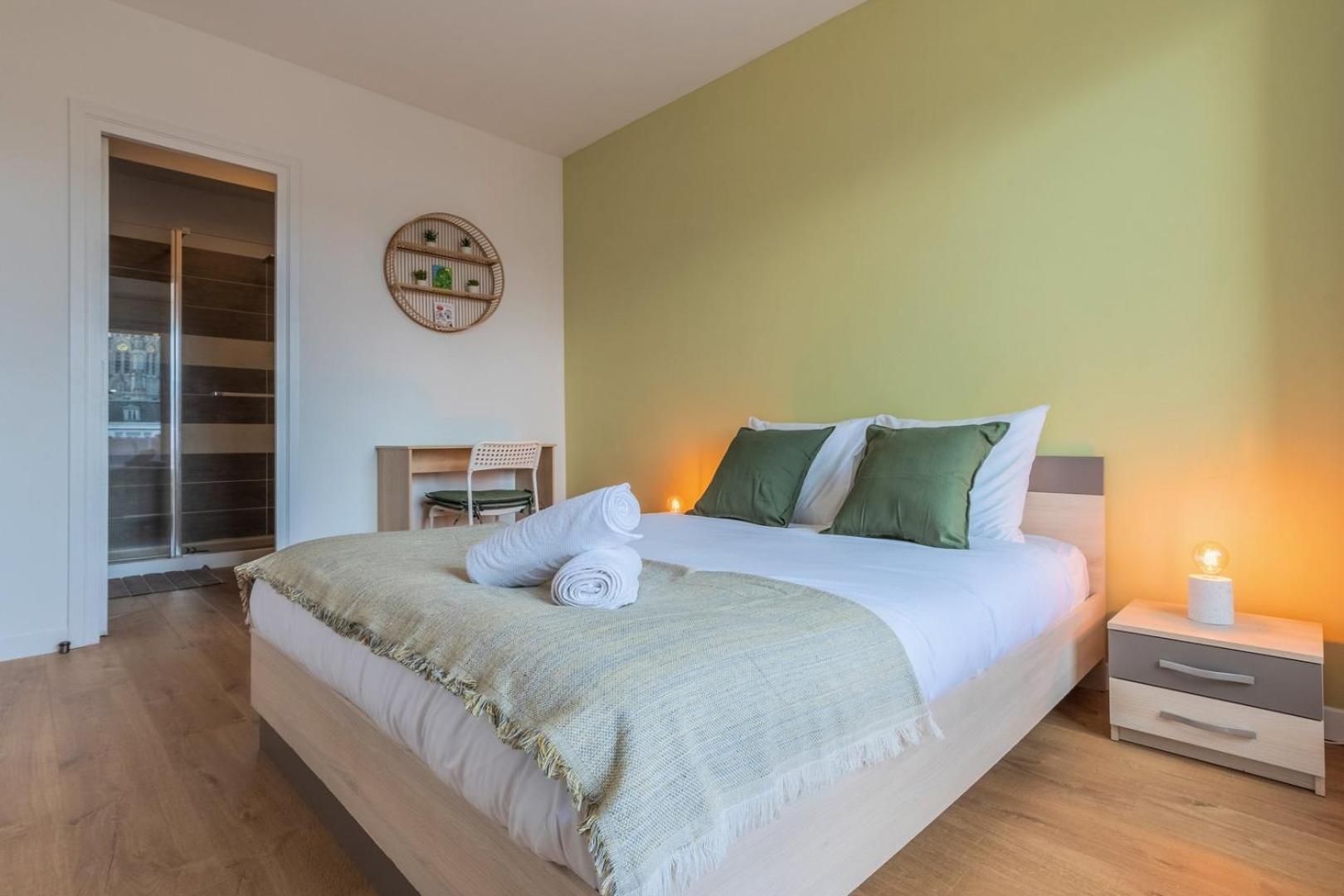 One Bedroom With Balcony, Center Apartment Tourcoing